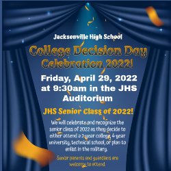 college decision day 2022 flier 